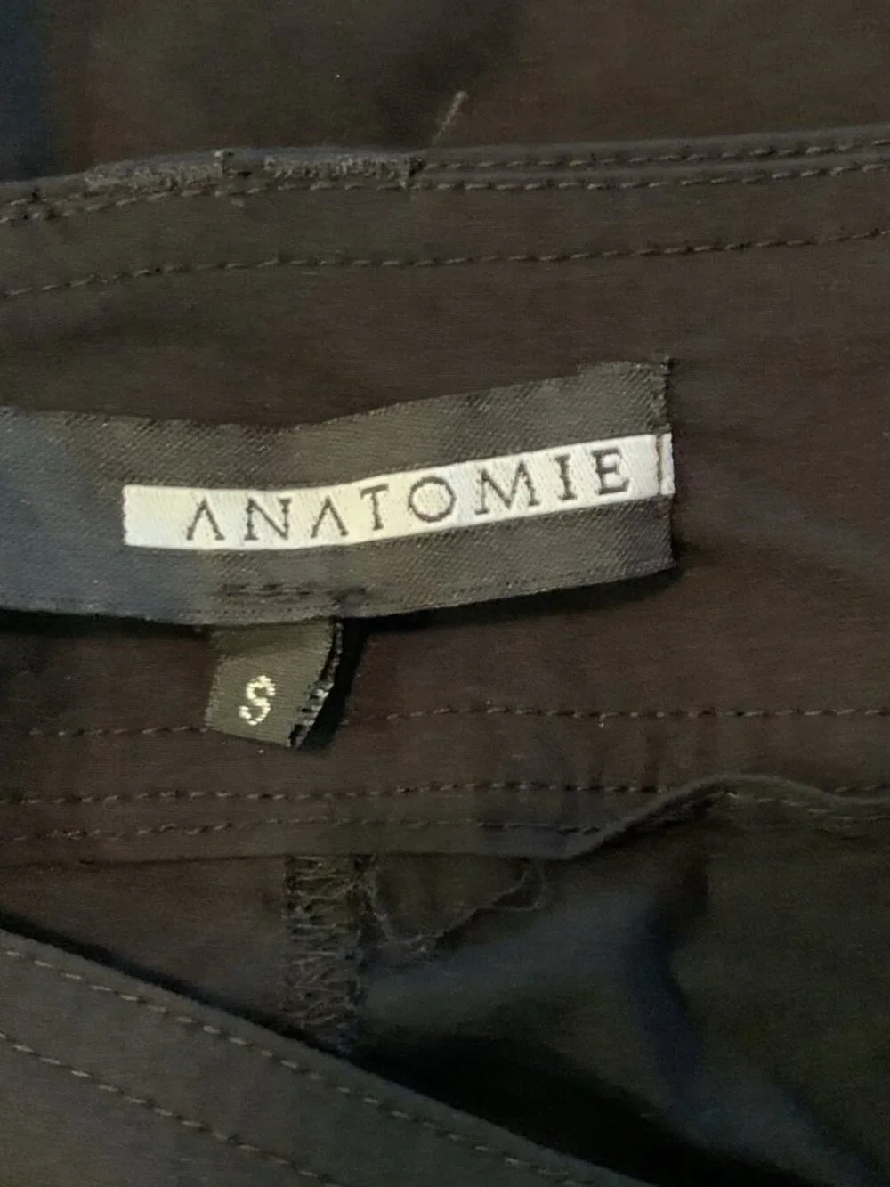 Anatomie Italian Travel Susan Pants Womens S Black Zip Hem Skinny Ankle Trousers